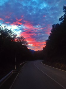 Bajando el puerto de Piedrasluengas